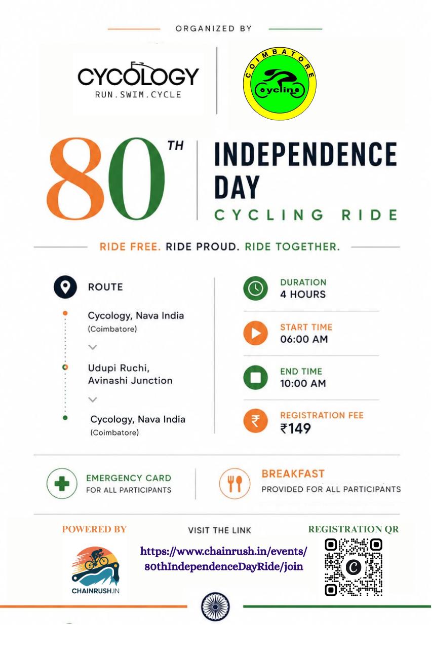 80th Independence Day Ride